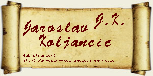 Jaroslav Koljančić vizit kartica